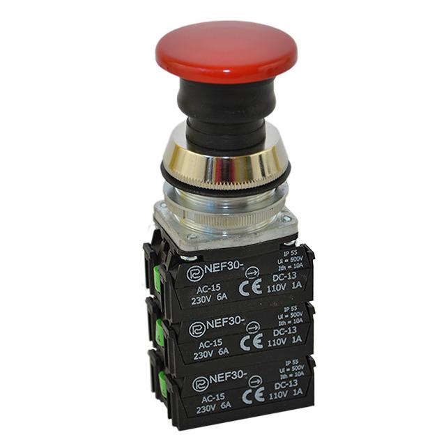 Przycisk NEF30-UD3X3Y czerwony W0-NEF30-UD 3X3Y C PROMET