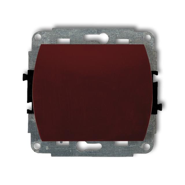 TREND Mechanizm łącznika jednobiegunowego podświetlanego brązowy