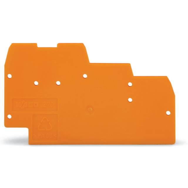 ścianka końcowa pomarańczowa