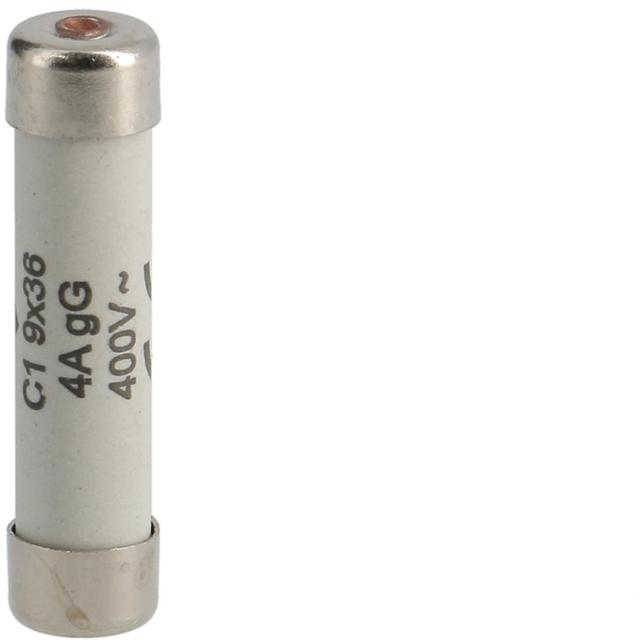 Wkładka bezpiecznikowa cylindryczna C1 9x36mm gG 4A 400VAC L936C1-04 HAGER