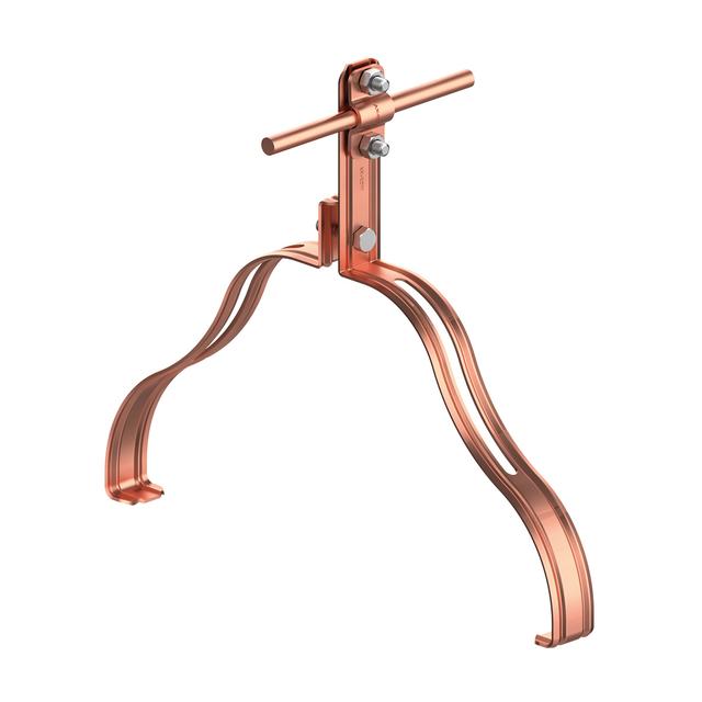 AN-151M/CU/-N Uchwyt gąsior.prof. Z-śruba WZÓR 17 H=10 cm /CU/