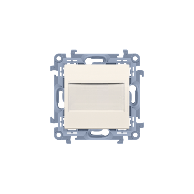 Simon 10 Zaślepka ramki Mocowanie za pomocą łapek lub wkrętów krem