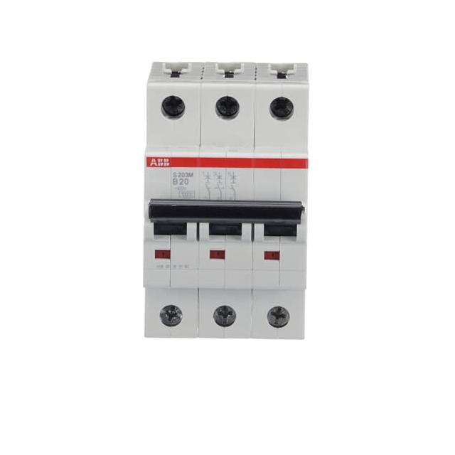 S203M-B20 Wyłącznik nadprądowy 10kA 3P B20A 2CDS273001R0205 ABB