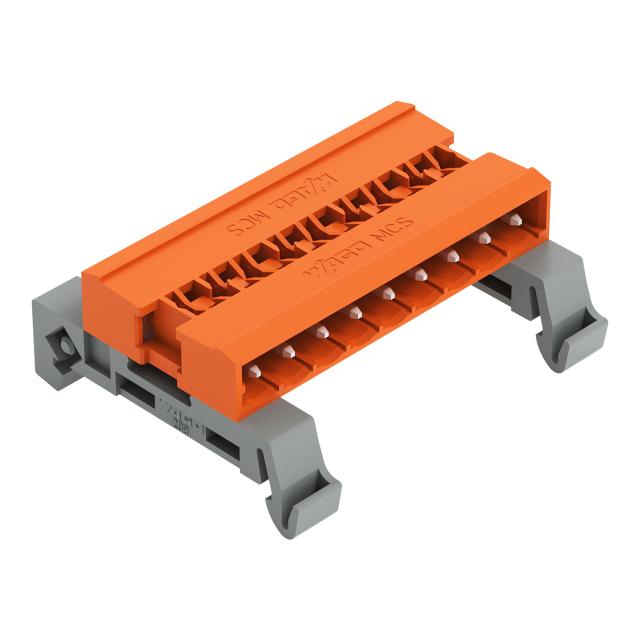 MCS-MIDI Classic wtyk dwustronny 9-bieg. pomarańczowy raster 5,08 mm /25szt./ WAGO
