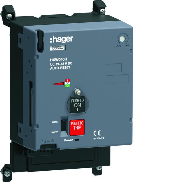 MCCB Napęd silnikowy x630/P630 24-48VDC z Auto-Reset HXW040H HAGER
