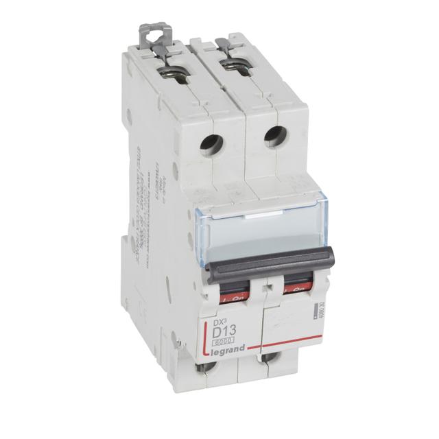 WYŁĄCZNIK NADPRĄDOWY S 302 2P D 13A 6000A SERII DX3, Legrand