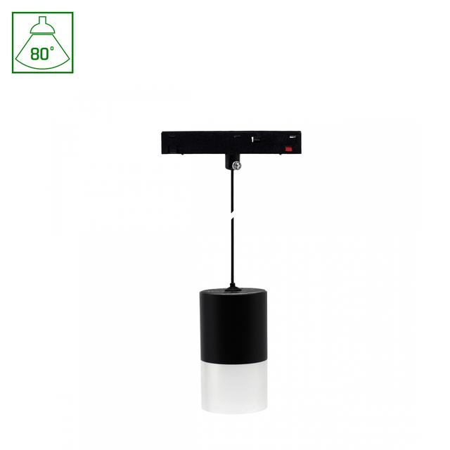 SYSTEM SHIFT BASIC - HANGIT OPRAWA ZWIS 55X95MM (1100MM WIRE) 7W 2700K CZARNY