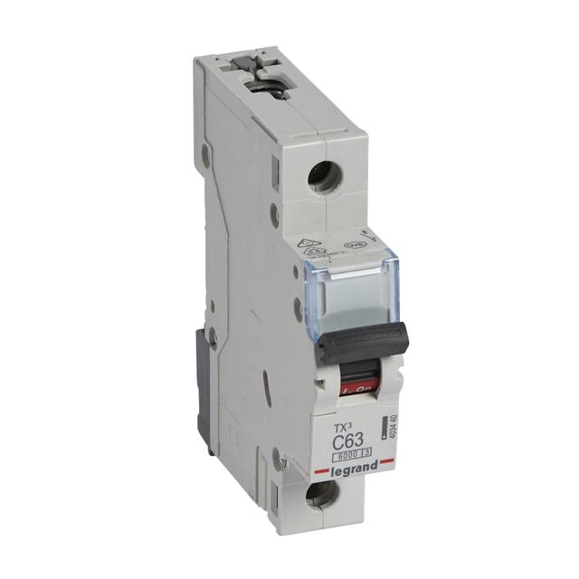 Wyłącznik Nadprądowy 1P C63A 6kA AC S301 TX3 403440 LEGRAND