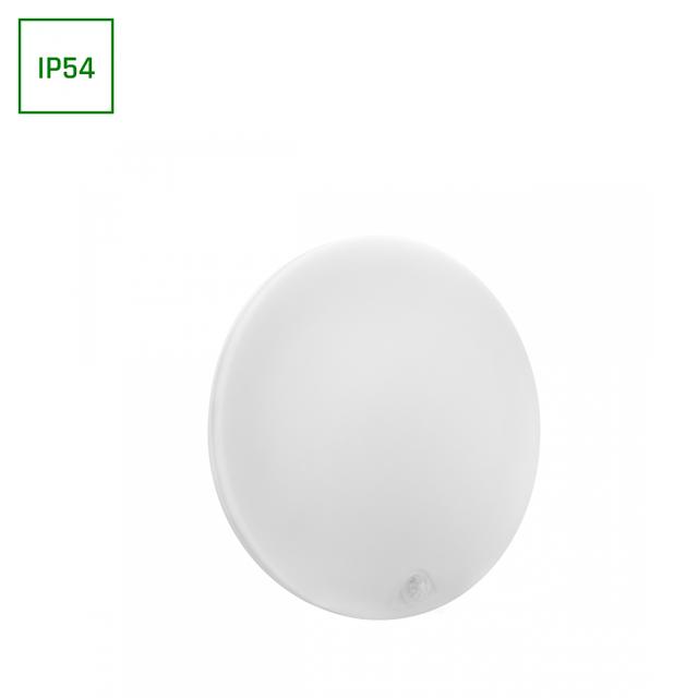 NYMPHEA PROXI PIR 18W WW 230V 120ST IP54 FI300X60MM BIAŁY OKRĄGŁA