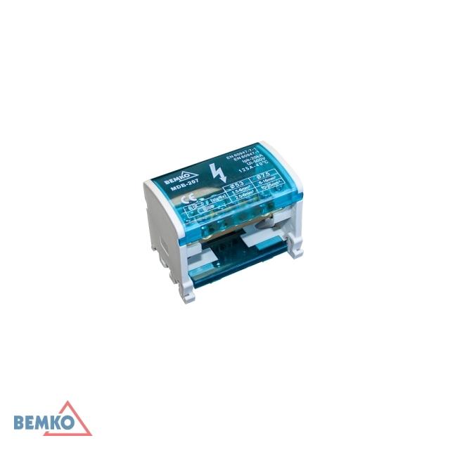 BLOK ROZDZIELCZY 14 ZACISKÓW 2x7 (5x5,3mm + 2x7,5mm)