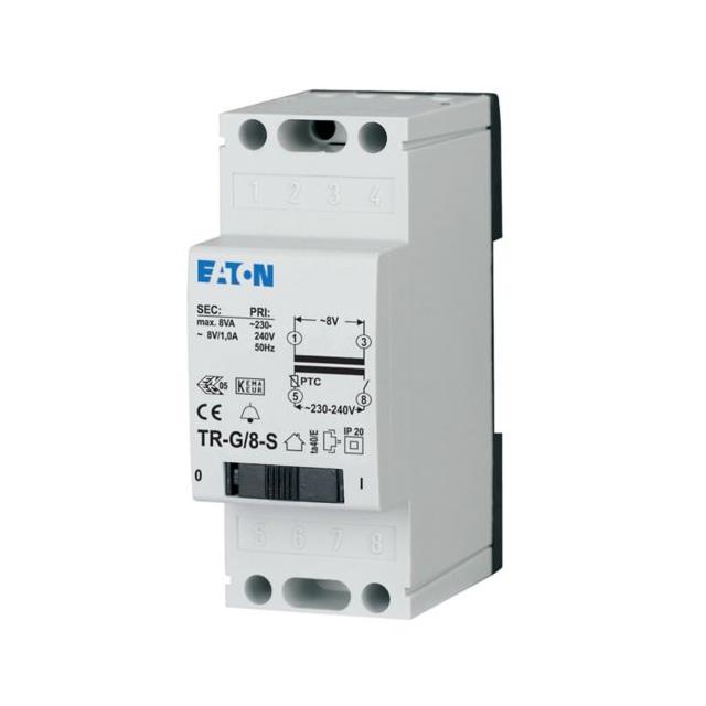 TR-G/8-S Trafo 230V nap.wyj. 8V prąd wyj. 1A 272482 EATON