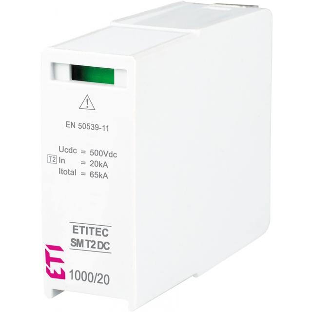 MOD. SM T2 DC 500/20 S Moduł wymienny do ogranicznika przepięć Typ 2 (kl.C) - DC (boczny)