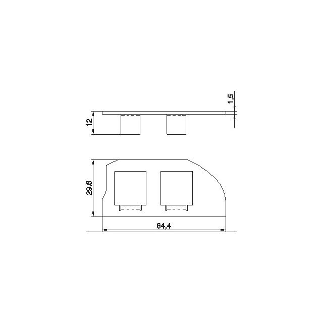 MPR2/2F, PŁYTKA MONTAŻOWA