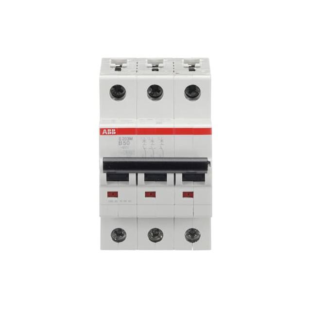 S203M-B50 Wyłącznik nadprądowy 10kA 3P B50A 2CDS273001R0505 ABB
