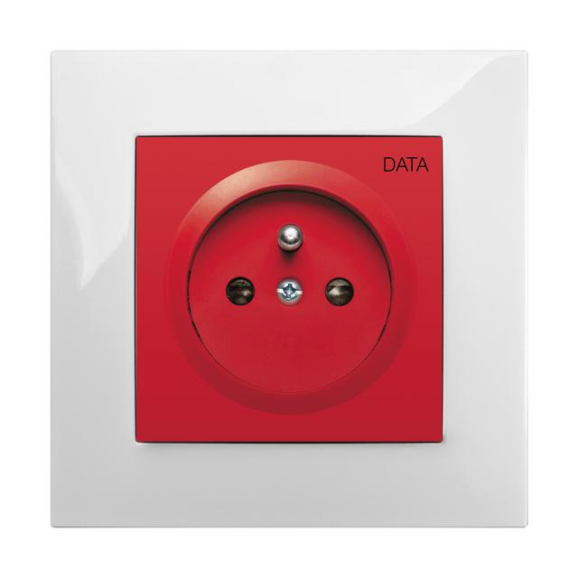 CARLA Gniazdo DATA czerwone