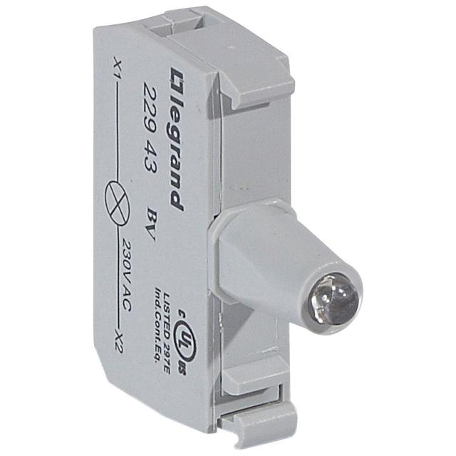 Osmoz Korpus Do Główek Podświetlanych Niebieski 230 V Zaciski Śrubowe 022943 LEGRAND