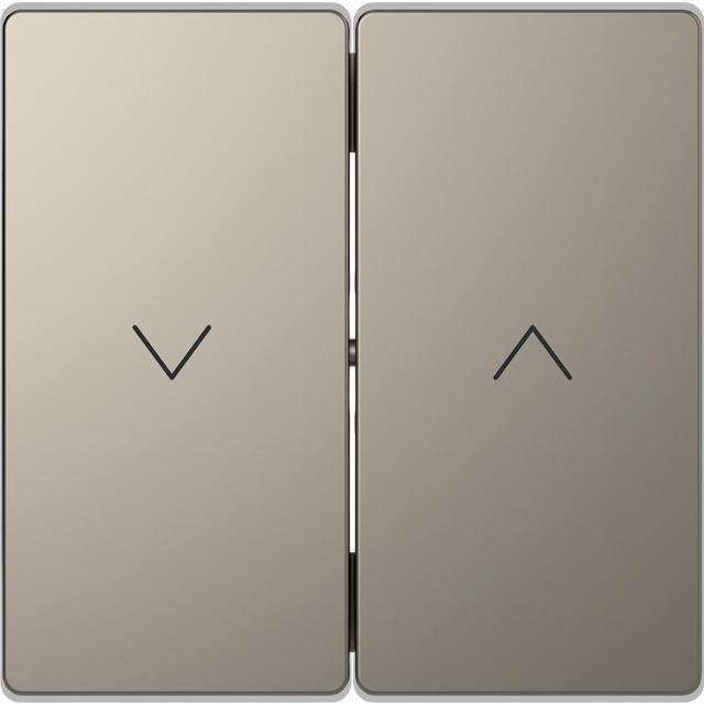 Merten, D-Life, klawisz podwójny żaluzjowy, nikiel