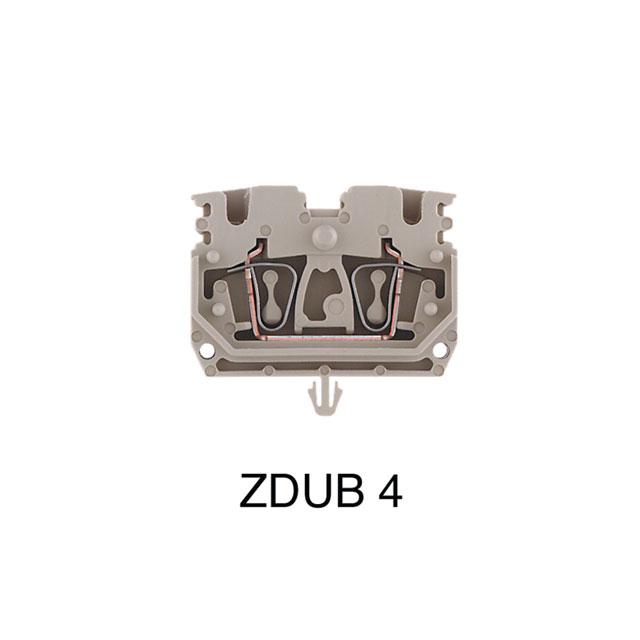 ZDUB 2.5-2/4AN/RC Złączka szynowa przelotowa, nr katalogowy 1712970000
