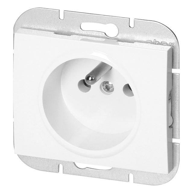 Gniazdo pojedyncze podtynkowe 2P+Z Onyx, 16A, 250V, PT-16O, biały