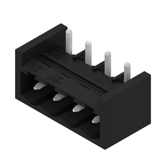 SL-SMT 5.08HC/04/270GH 3.2SN BK BX Wtyki PCB (złącza płyty), 5.08 mm, Liczba biegunów: 4, kąt odejścia: 270° /100szt./ 1877390000 WEIDMÜLLER