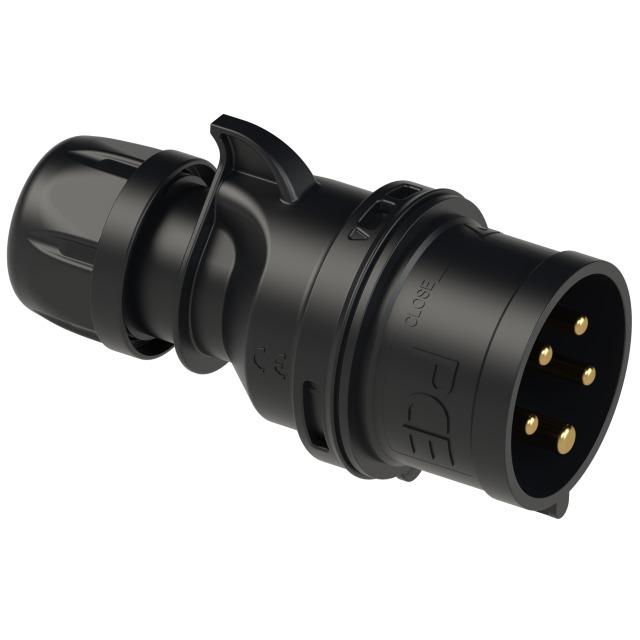 WTYCZKA PRZENOŚNA SHARK 16A 3P+Z+N 400V 50/60Hz 6H IP44 SERIA MIDNIGHT 015-6x PCE