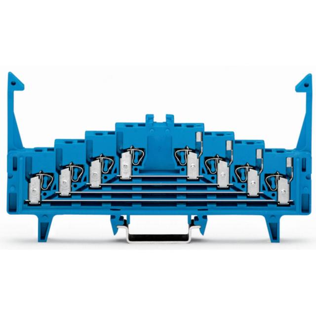 złączka krosowa 4-piętrowa niebieska z zatrzaskami