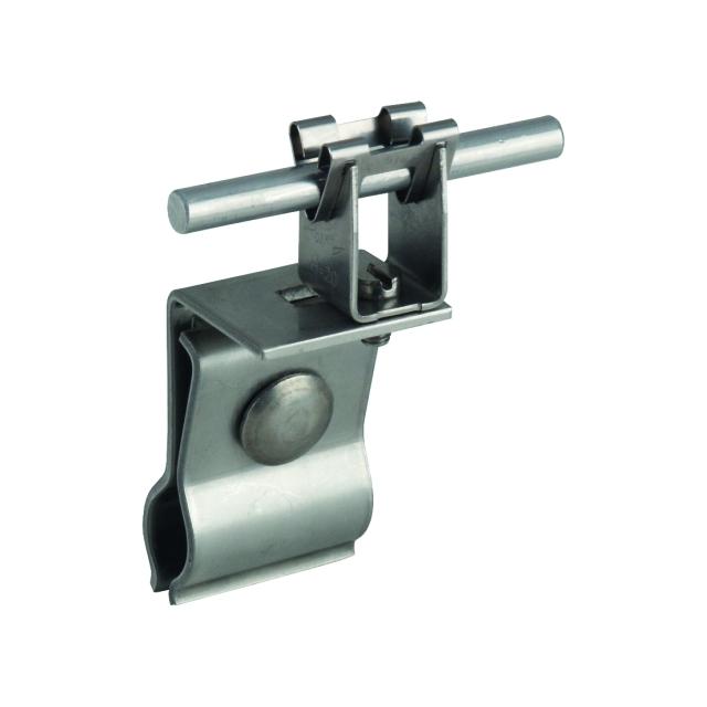 Wspornik dachowy z DEHNgrip, do rąbka stojącego blachy, Al