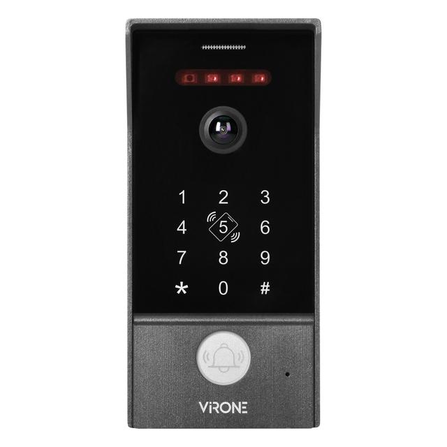 Wideo kaseta Full HD 2MP, jednorodzinna, z czytnikiem kart i breloków zbliżeniowych 13,56MHz, z szyf