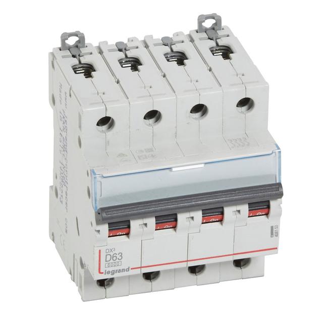Wyłącznik Nadprądowy S 304 4P D63A 6kA DX3 408153 LEGRAND