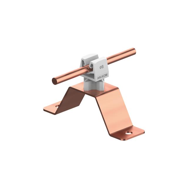 AN-11WN/CU/S Uchwyt przykręcany H=3,5cm Z-zatrzask /CU/ szary