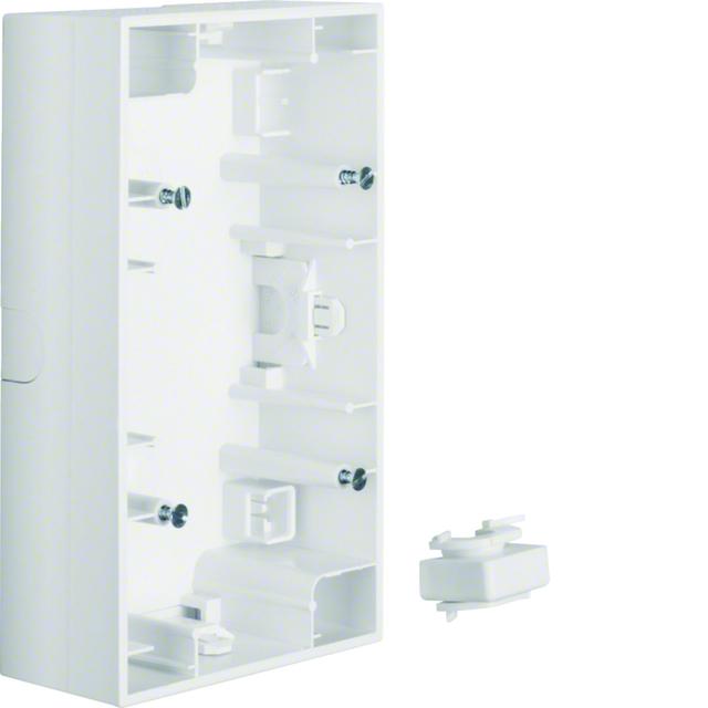 BERKER K.1 Puszka natynkowa podwójna pionowa biały 10427009 HAGER