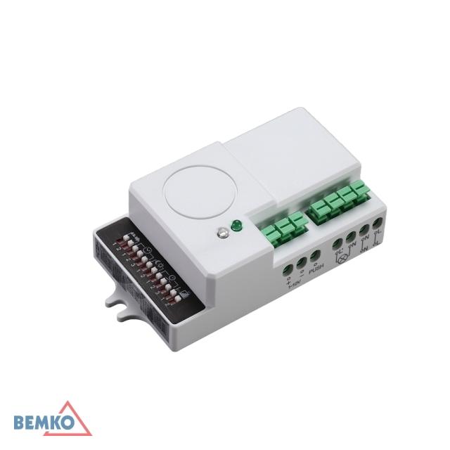 CZUJNIK MIKROFALOWY 600W 360* IP20 PROSTOKĄTNY BIAŁY STEROWANIE 1-10V