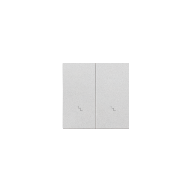 Simon 55 Klawisz podwójny z piktogramami /schody/ do: SW6/2WM Aluminium mat TKW6/2/143 KONTAKT