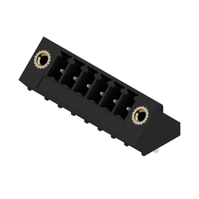 SC-SMT 3.81/06/135LF 3.2SN BK BX Wtyki PCB (złącza płyty), 3.81 mm, Liczba biegunów: 6, kąt odejścia: 135° /50szt./ 1978120000 WEIDMÜLLER