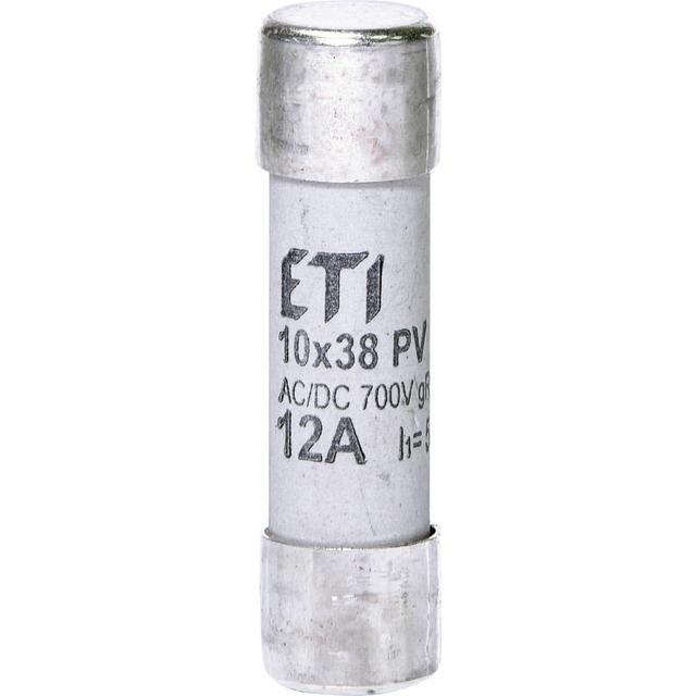 Wkładka topikowa cylindryczna PV gR 700V CH10x38 gR 12A 700V AC DC 002625022 ETI