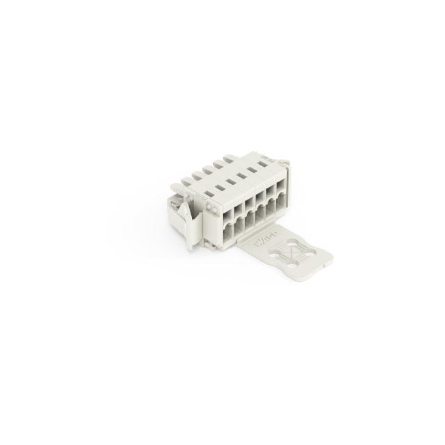 Gniazdo MCS‑MINI Classic 6‑biegunowe jasnoszare raster 3,5mm 734‑106/037‑000/033‑000 /50szt./ WAGO