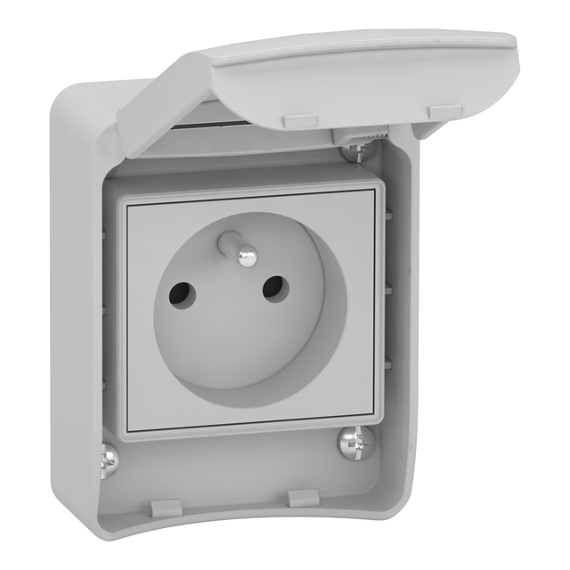 Gniazdo Pratika standard francuski IP65 10-16A 81140 Schneider