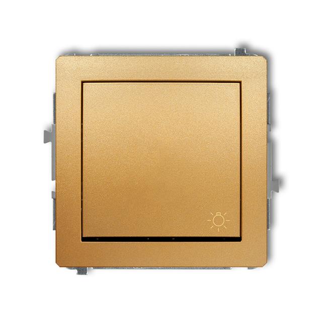 DECO Przycisk zwierny /światło/ złoty 29DWP-5 KARLIK