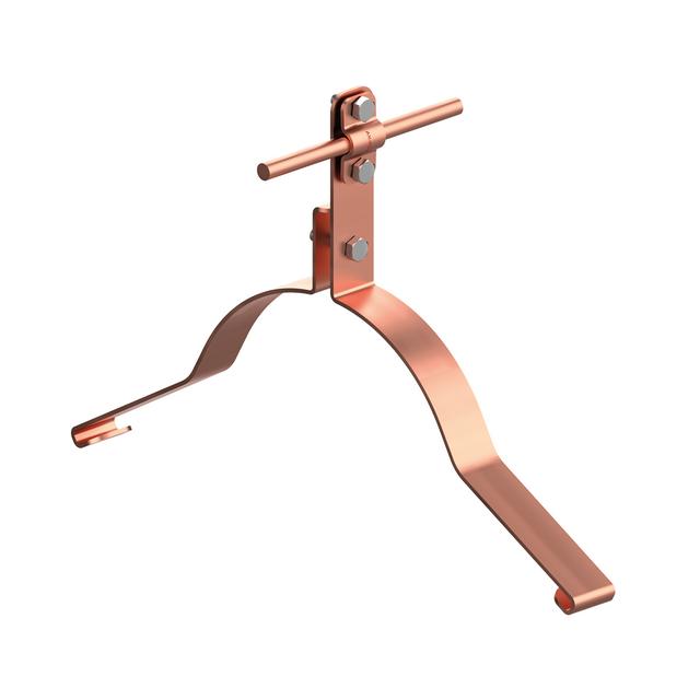 Uchwyt gąsiorowy "WZÓR 13" Z-śruba H=10 cm, /CU/