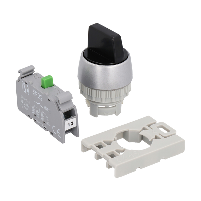 DWUPOŁOŻENIOWY ŁĄCZNIK POKRĘTNY PIÓRKIEM SP22-PCZ-10
