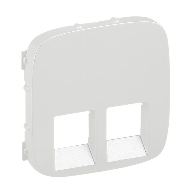 Valena Allure Plakietka Kremowa Gniazda Podwójnego 2Xrj11 Lub 2Xrj45 Lub Rj11/Rj45 755429 LEGRAND