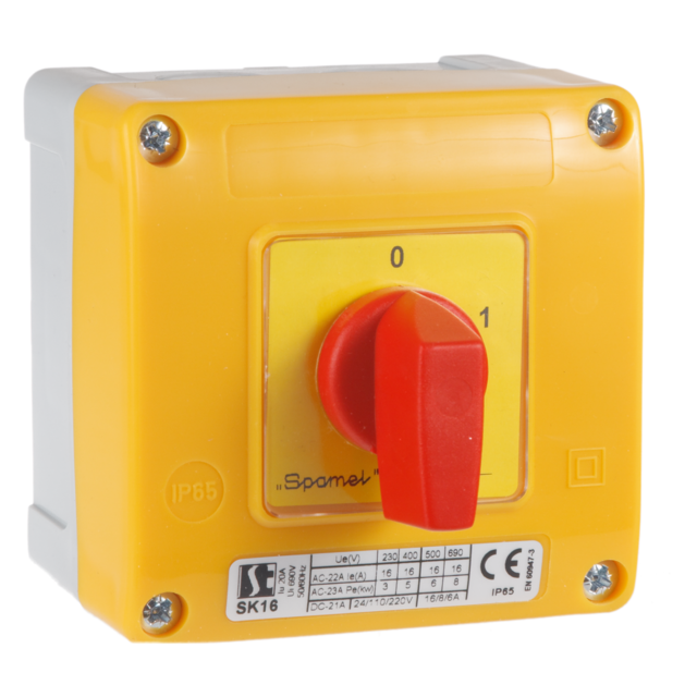 Łącznik Krzywkowy 10A, -4.824 w obudowie OB11,