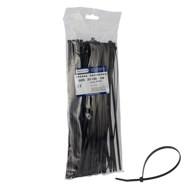 Opaska czarna OZC 25-120 UV (100szt) 25.102 OPATÓWEK