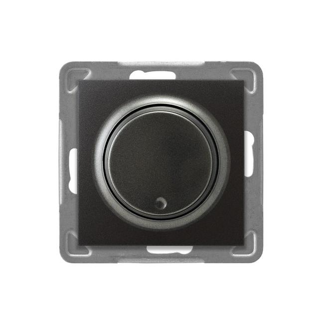 IMPRESJA Ściemniacz przyciskowo-obrotowy przystosowany do obciążenia żarowego i halogenowego - kolor