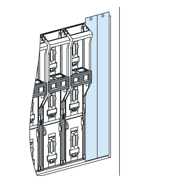 Rozdzielnice PrismaSet, zaślepka w miejsce rozłącznika ISFL160