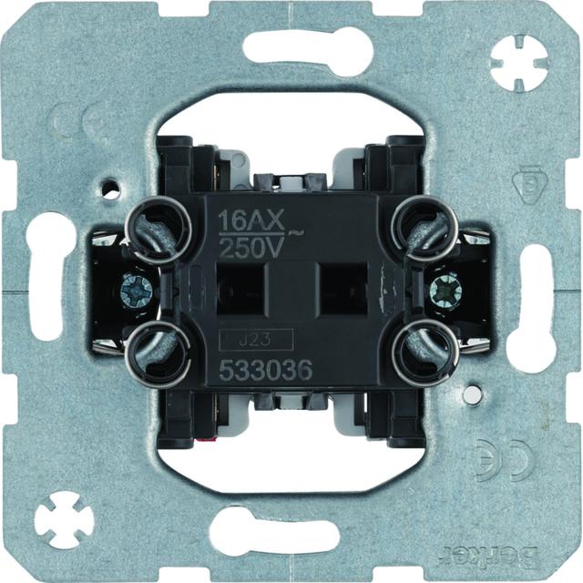 BERKER one.platform Łącznik 1-klawiszowy uniwersalny (schodowy) mechanizm samozaciski 533036 HAGER