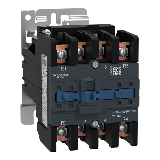 Stycznik mocy TeSys D AC1 60A 4P 2NO 2 NC kolejowy cewka 72VDC LC1D400086SWS207 Schneider