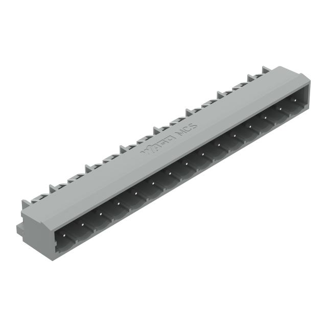 MCS-MIDI Classic wtyk 15-bieg. czarny raster 5 mm /50szt./ WAGO