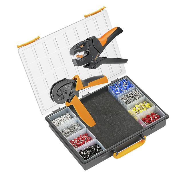 CRIMPSET PZ 10 SQR D Zestaw do łączenia i mocowania przewodów, nr katalogowy 1542290000