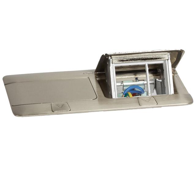 MINIPUSZKA POP-UP DO WYPOSAŻENIA, 6 (2X3) MODUŁÓW, STAL NIERDZEWNA, Legrand